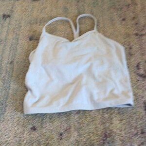 Athleta girl baby blue tank top spaghetti strap
